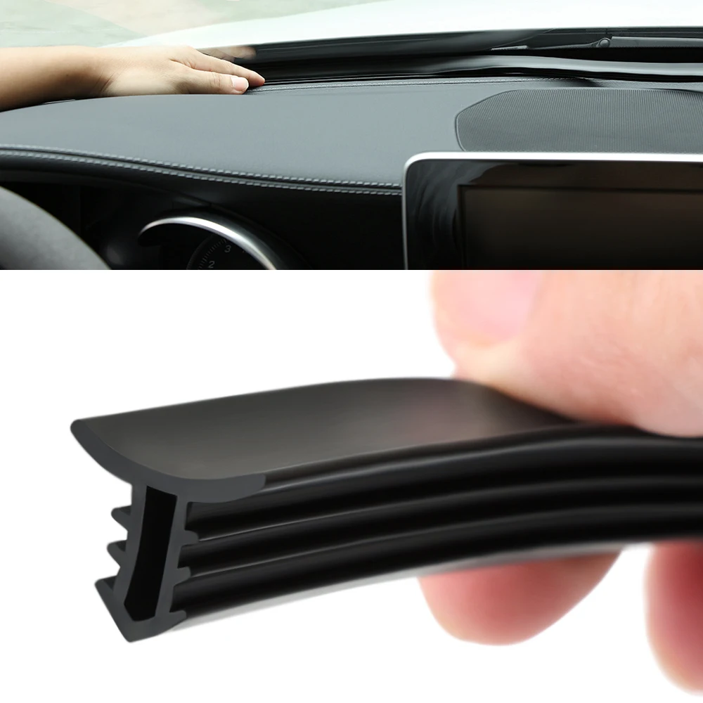 SUV MPV Dashboard Panel Gap Sealing Strips EDPM Rubber Windshield Seal Strip Noise Insulation Sealed Trim 1.6meters
SUV MPV Dashboard Panel Gap Sealing Strips EDPM Rubber Windshield Seal Strip Noise Insulation Sealed Trim 1.6meters