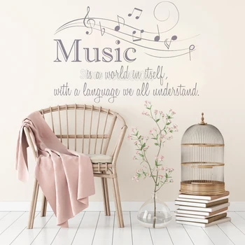 Music is a World Wall Sticker Quotes Art Vinyl Musical Symbol Studio Decor Modern Stylish Home Sofa Background Wall Decals LC244
Music is a World Wall Sticker Quotes Art Vinyl Musical Symbol Studio Decor Modern Stylish Home Sofa Background Wall Decals LC244