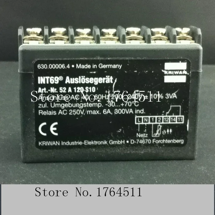 Новый оригинальный 13A 31A 41A 52A 32A 120S1 0 немецкий модуль защиты двигателя компрессора KRIWAN INT69 Y, V
Новый оригинальный 13A 31A 41A 52A 32A 120S1 0 немецкий модуль защиты двигателя компрессора KRIWAN INT69 Y, V