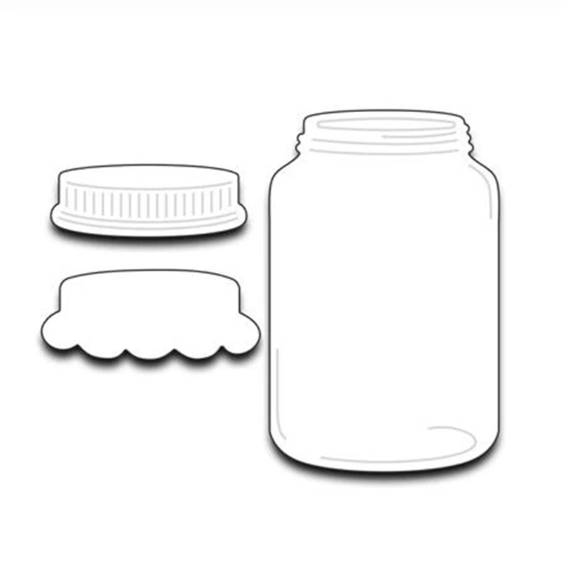 Bi fujian Mason Jar Stencil Metal Steel Cutting Dies For DIY Scrapbooking Album Paper Card Photo Decorative Craft Dies
Bi fujian Mason Jar Stencil Metal Steel Cutting Dies For DIY Scrapbooking Album Paper Card Photo Decorative Craft Dies