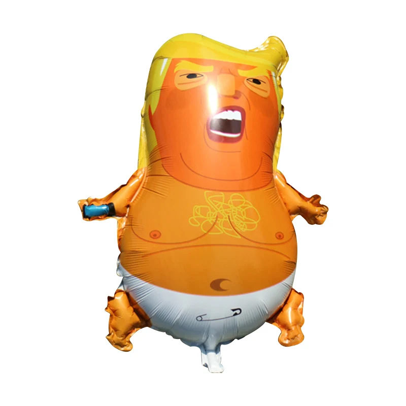 Angry Baby Trump Foil Balloons Funny Toy Donald Trump Balloons Globo de peinado de bebe trump BDF99
Angry Baby Trump Foil Balloons Funny Toy Donald Trump Balloons Globo de peinado de bebe trump BDF99