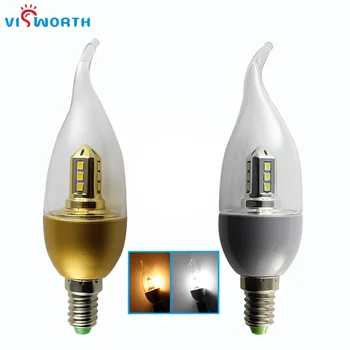 7W Led Candle Light E14 Nail Shape 360 Degree Smd2835 Gold/Silver Color Body Warm Cold White Led Lamp Chandelier Saving Energy
7W Led Candle Light E14 Nail Shape 360 Degree Smd2835 Gold/Silver Color Body Warm Cold White Led Lamp Chandelier Saving Energy