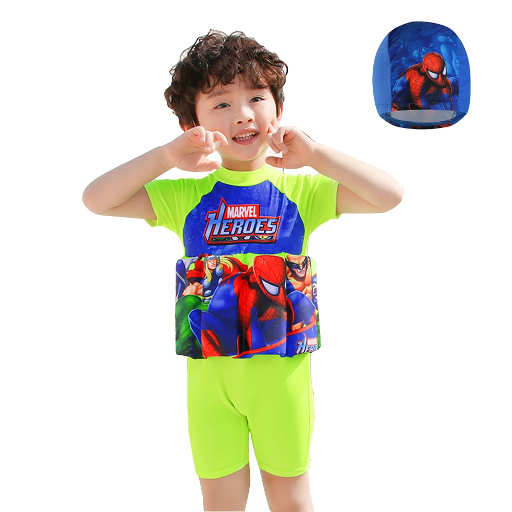Bright Spiderman Cartoon One-Piece Children Surfting Swimwear Buoyancy Floating Swimsuit Sleeve Safe Protective Suit For Swim
Bright Spiderman Cartoon One-Piece Children Surfting Swimwear Buoyancy Floating Swimsuit Sleeve Safe Protective Suit For Swim