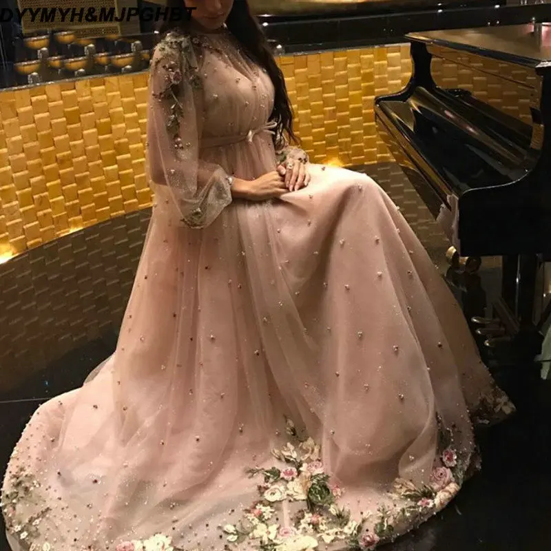 Glitter Colorful Lace Pink Evening Dresses Dubai Pearls Party Prom Dress For Weddings Moroccan Kaftan Robe de soiree
Glitter Colorful Lace Pink Evening Dresses Dubai Pearls Party Prom Dress For Weddings Moroccan Kaftan Robe de soiree