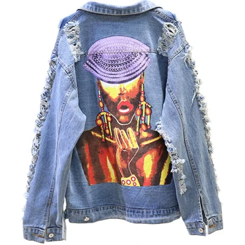 Fashion Graffiti Harajuku Hip Hop Jean Jacket Heavy Rivet Women's Denim Jacket Spliced Long Sleeve Casual Basic Coat
Fashion Graffiti Harajuku Hip Hop Jean Jacket Heavy Rivet Women's Denim Jacket Spliced Long Sleeve Casual Basic Coat