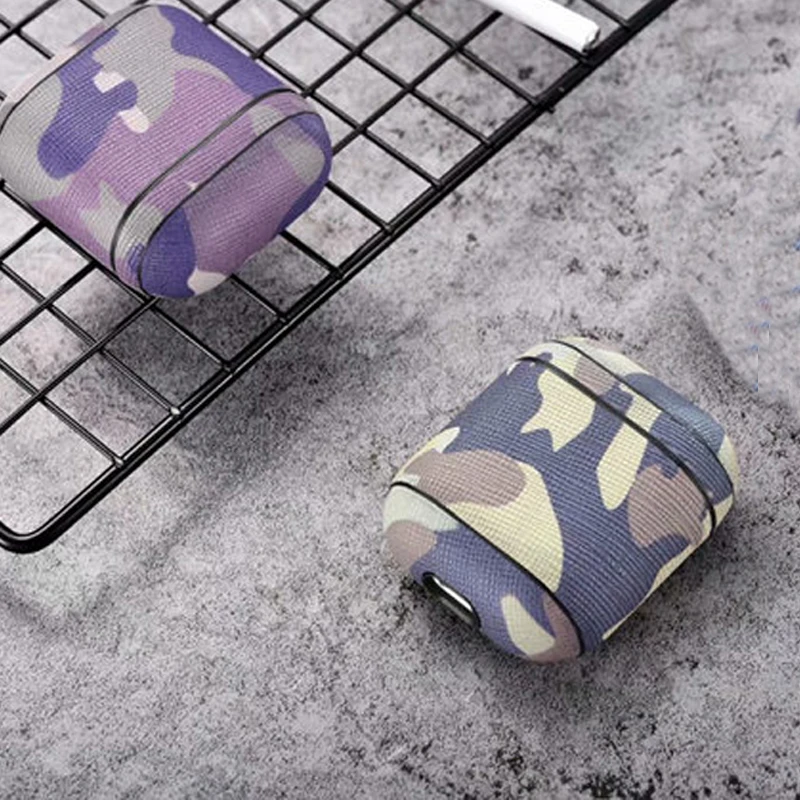 For Airpods Protective Case Wireless Bluetooth Headset Box Charging Bag Leather Earphone Cover Shell for Airpods Camouflage
For Airpods Protective Case Wireless Bluetooth Headset Box Charging Bag Leather Earphone Cover Shell for Airpods Camouflage