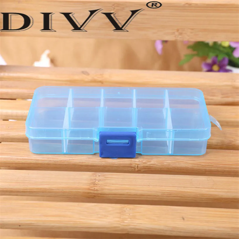 Fashion High Quality 10 Grids Adjustable Jewelry Beads Pills Nail Art Tips Storage Box Case drop shipping Aug18
Fashion High Quality 10 Grids Adjustable Jewelry Beads Pills Nail Art Tips Storage Box Case drop shipping Aug18