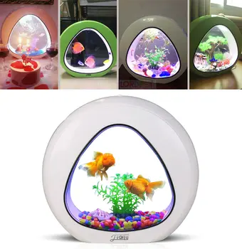 Aquarium 4L Mini Nano Tank For Ecology Beta Fish Integration Filter LED Light System Office Aquarium 110V-240V
Aquarium 4L Mini Nano Tank For Ecology Beta Fish Integration Filter LED Light System Office Aquarium 110V-240V