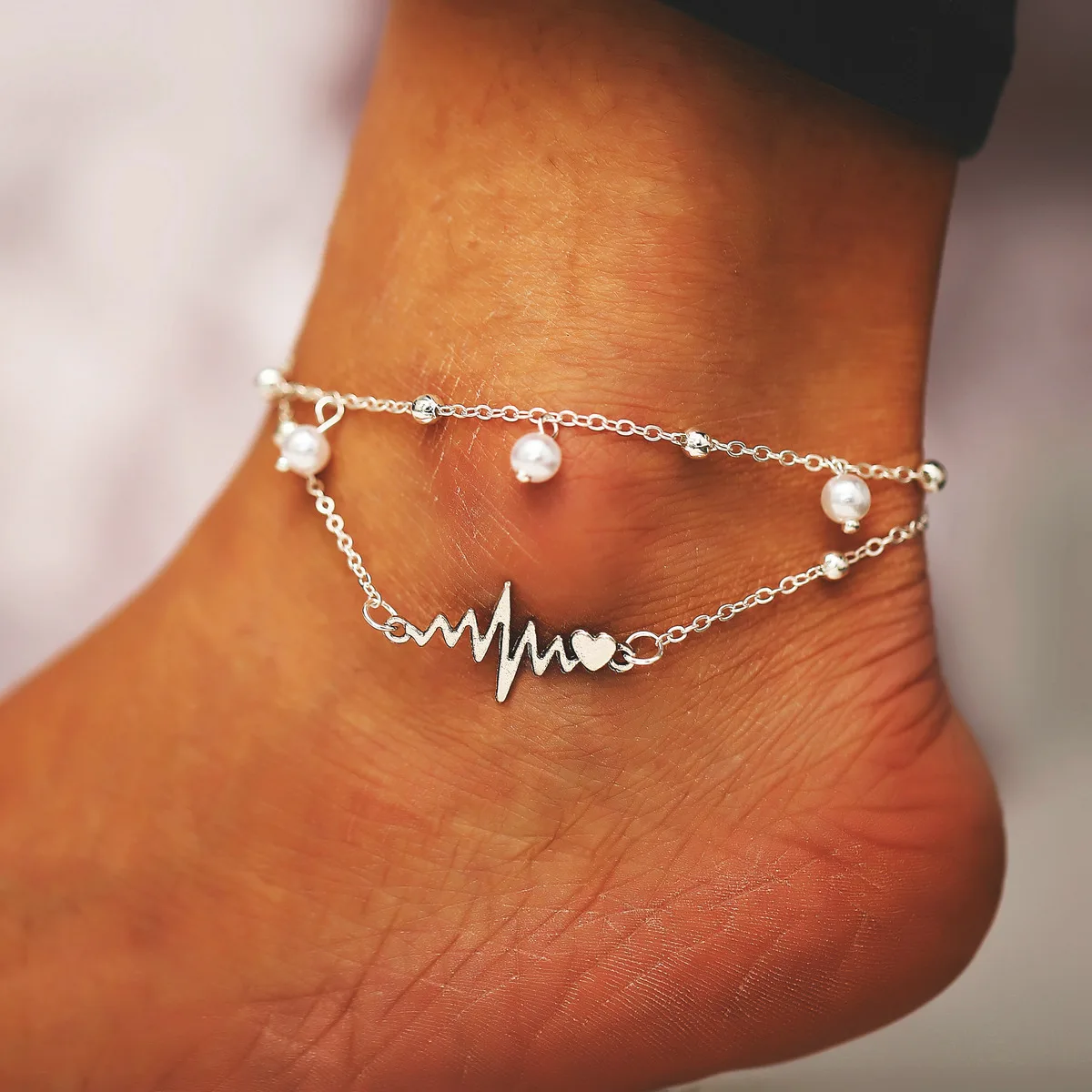 Simple Heart Female Anklets Barefoot Crochet Sandals Foot Jewelry Leg New Anklets On Foot Ankle Bracelets For Women Leg Chain
Simple Heart Female Anklets Barefoot Crochet Sandals Foot Jewelry Leg New Anklets On Foot Ankle Bracelets For Women Leg Chain
