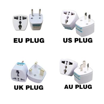 1PC Universal EU UK US GER AU CHN Plug Adapter European Germany Australia China Power Plug Socket White Travel Converter Plug
1PC Universal EU UK US GER AU CHN Plug Adapter European Germany Australia China Power Plug Socket White Travel Converter Plug