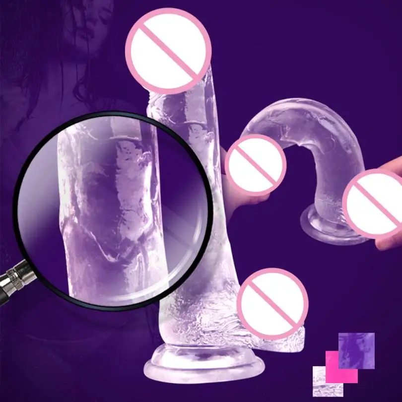 3 Color Soft Jelly Dildos Realistic Penis Dildo Suction Cup Dick Cock Safe And Health Sex Toys For Men Woman