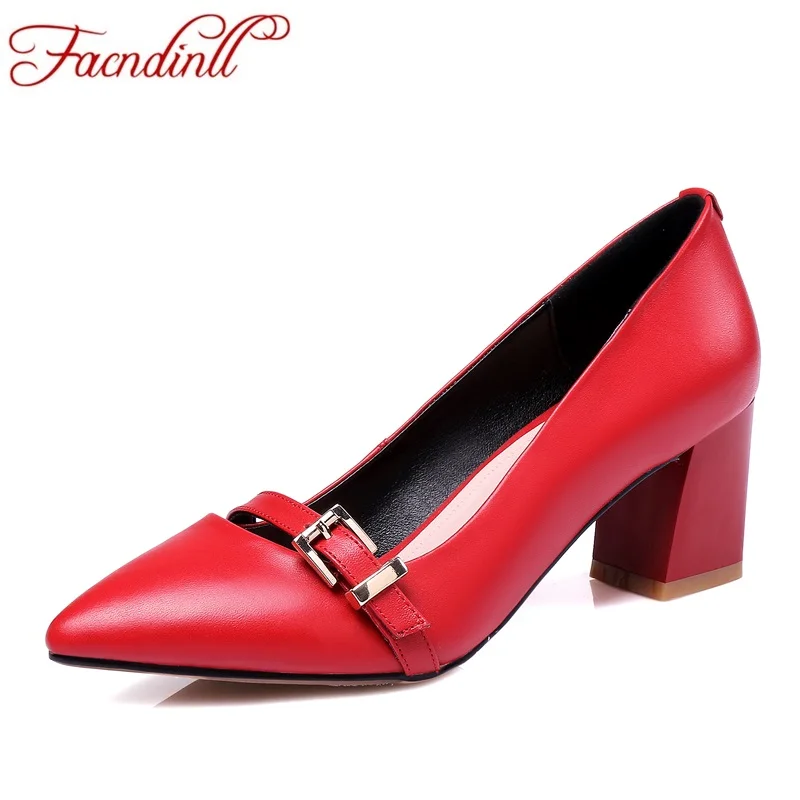 FACNDINLL shoes 2018 autumn women pumps genuine leather high heels pointed toe red shoes woman dress party office ladies pumps
FACNDINLL shoes 2018 autumn women pumps genuine leather high heels pointed toe red shoes woman dress party office ladies pumps