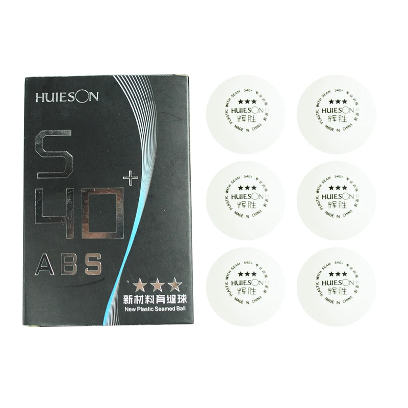 Huieson 6Pcs New Material Table Tennis Training Balls S40+ 3 Star ABS Plastic Ping Pong Balls for Table Tennis Training
Huieson 6Pcs New Material Table Tennis Training Balls S40+ 3 Star ABS Plastic Ping Pong Balls for Table Tennis Training