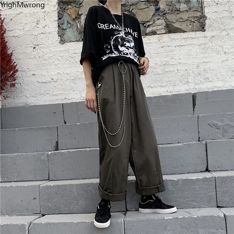 Plus Size Ring Chain Punk Hip Hop Loose Baggy Cargo Pant Streetwear Harajuku Camo Black Jogger Tracksuit Wide Trouser Korean
Plus Size Ring Chain Punk Hip Hop Loose Baggy Cargo Pant Streetwear Harajuku Camo Black Jogger Tracksuit Wide Trouser Korean