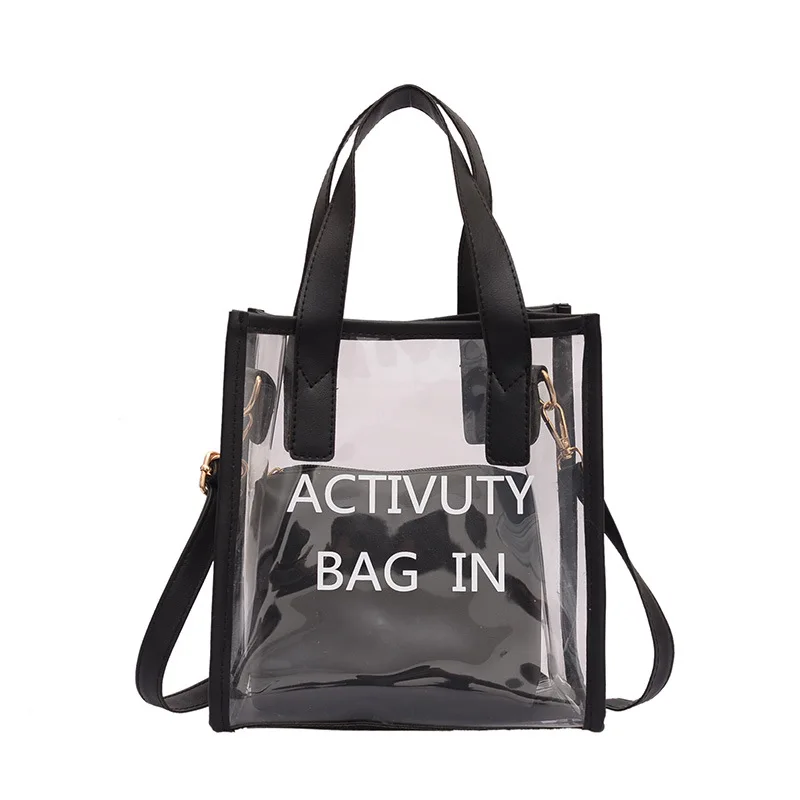 Summer Transparent Bag Women Handbag 2 pcs Messenger Bag Crossbody pack PVC Beach Shoulder bags for women 2019 BB448
Summer Transparent Bag Women Handbag 2 pcs Messenger Bag Crossbody pack PVC Beach Shoulder bags for women 2019 BB448