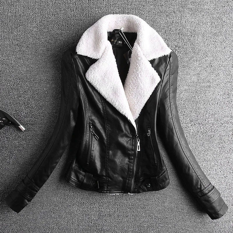 2018 Motorcycle Pu Jacket Women Full Sleeve Short Length Solid Turn Down Collar Zipper Slim Standard Thickness Office Lady
2018 Motorcycle Pu Jacket Women Full Sleeve Short Length Solid Turn Down Collar Zipper Slim Standard Thickness Office Lady
