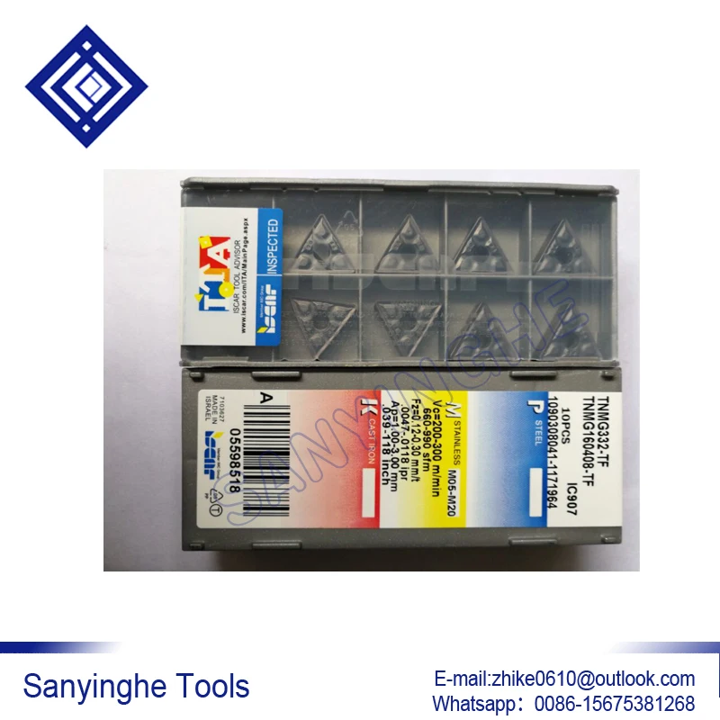 50 шт./лот TNMG160404-TF IC907 / TNMG160408-TF IC907 карбидные Токарные Вставки cnc
50 шт./лот TNMG160404-TF IC907 / TNMG160408-TF IC907 карбидные Токарные Вставки cnc