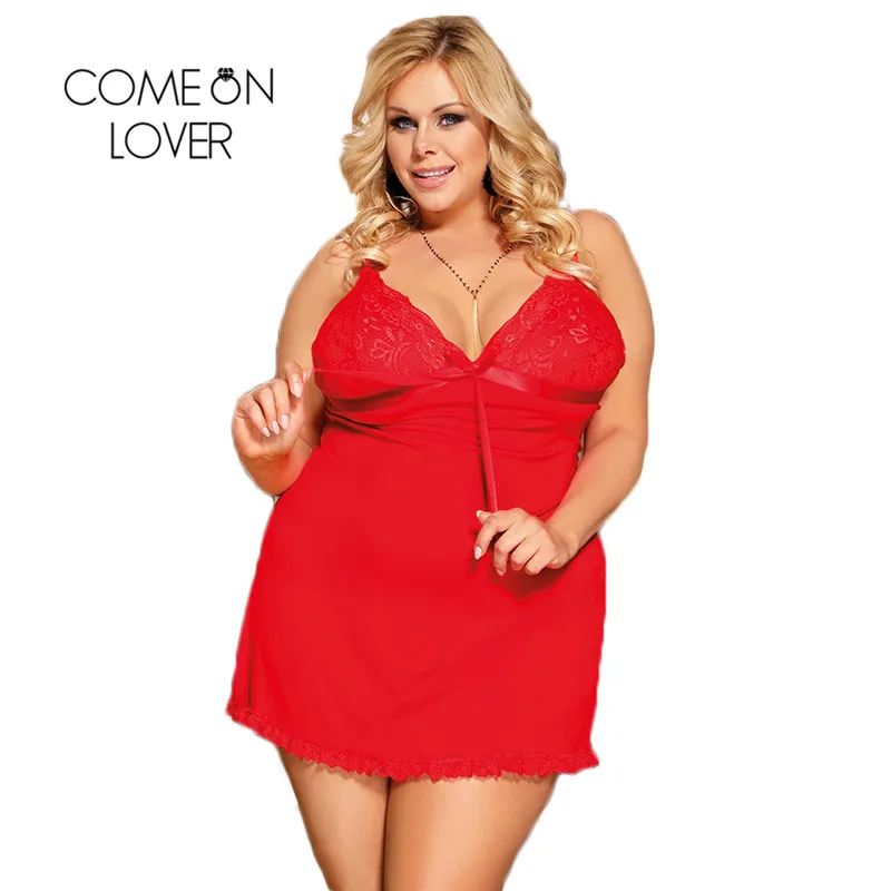 Comeonlover Sexy Sleepwear For Women V Neck Cotton Sexy Nightdress High Quality Lace Lingerie Nightgown Dress For Night RI80731
Comeonlover Sexy Sleepwear For Women V Neck Cotton Sexy Nightdress High Quality Lace Lingerie Nightgown Dress For Night RI80731