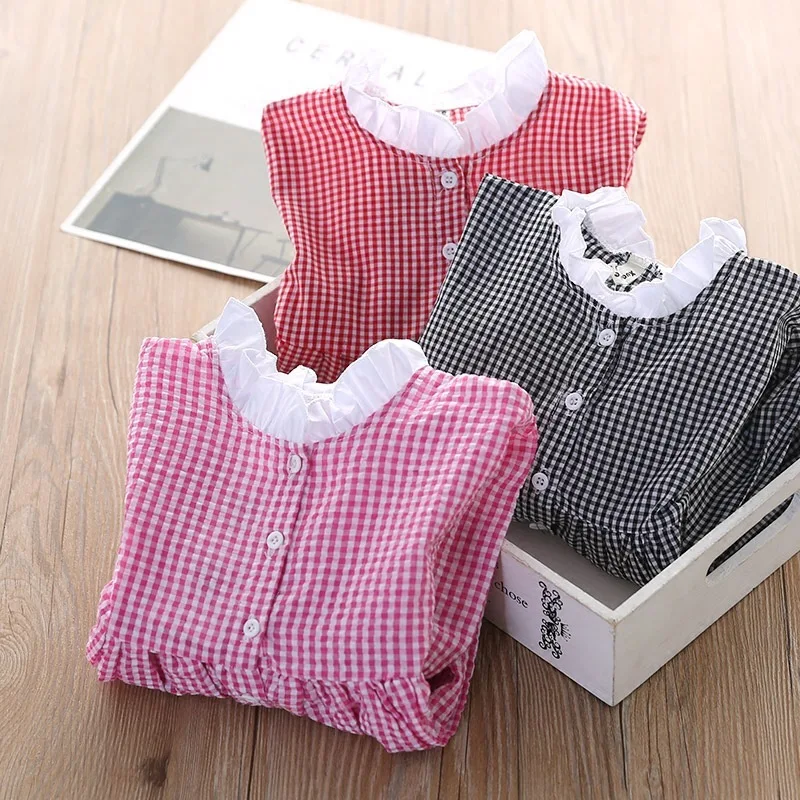 Girl Shirt Long Sleeve Spring And Autumn 2019 New Kids Chequered Shirt Top 3-year-old Doll Shirt Cotton
Girl Shirt Long Sleeve Spring And Autumn 2019 New Kids Chequered Shirt Top 3-year-old Doll Shirt Cotton