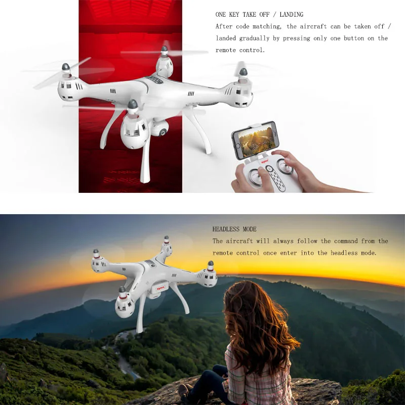 Original SYMA X8PRO GPS Drone WIFI FPV RC Quadcopter with HD 720P Camera Hover Function Headless Mode RTF 2.4GHz RC Helicopter (4)