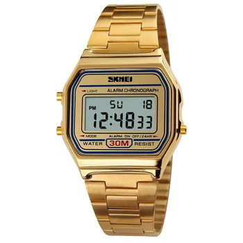 SKMEI 1123 Fashion Men Luxury Watch LED Man Digital Wristwatches Stainless Steel Strap Waterproof Male Watches Masculino Relojes
SKMEI 1123 Fashion Men Luxury Watch LED Man Digital Wristwatches Stainless Steel Strap Waterproof Male Watches Masculino Relojes