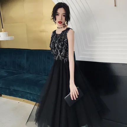 Up.Sky female 2019 new debutantes ball birthday party show thin black sequins soft gauze Bridesmaid dress short
Up.Sky female 2019 new debutantes ball birthday party show thin black sequins soft gauze Bridesmaid dress short