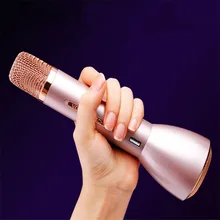 Hot Slae K088 Portable Wireless bluetooth Microphone Karaoke Outdoor KTV K Song for iphone7 Power Bank Microphones Mic Speaker