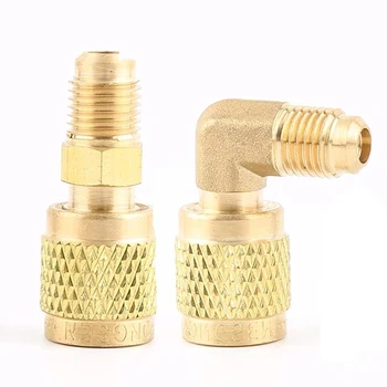 High quality R410a R22 Adapter Refrigerant Gas Tank / Vacuum Pump 5/16" SAE Female x 1/4" Male
High quality R410a R22 Adapter Refrigerant Gas Tank / Vacuum Pump 5/16" SAE Female x 1/4" Male