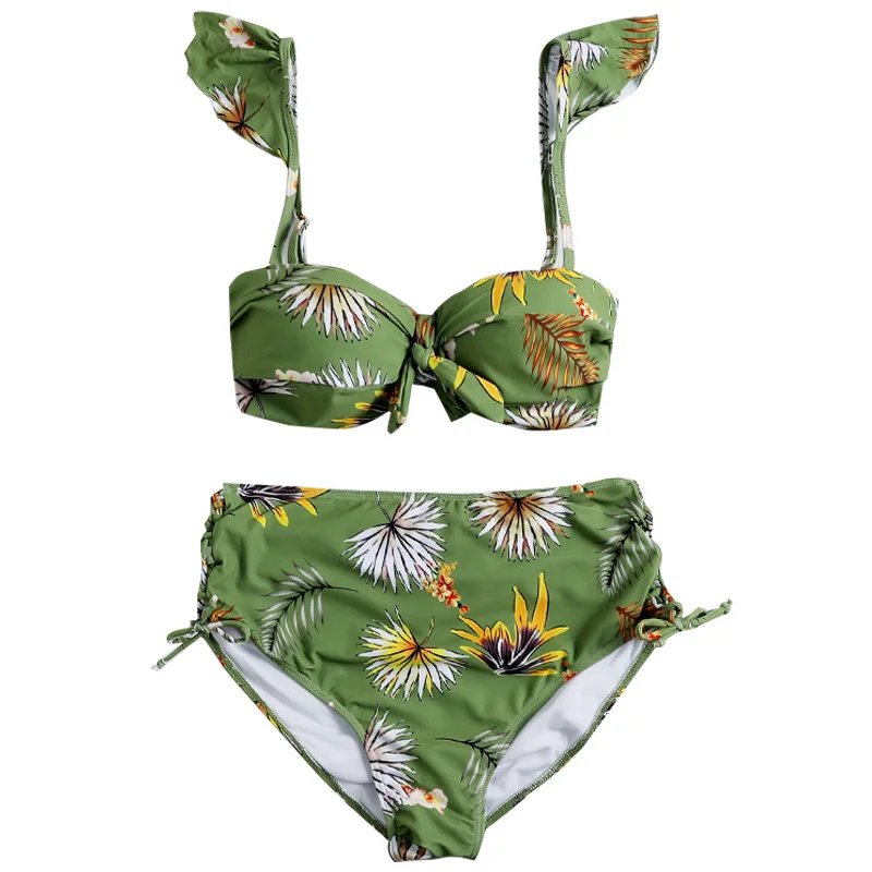 Ruffled Floral Print Bikini Sets Women Two Pieces Swimsuits Girl Cute Bathing Suits Swimwear
Ruffled Floral Print Bikini Sets Women Two Pieces Swimsuits Girl Cute Bathing Suits Swimwear