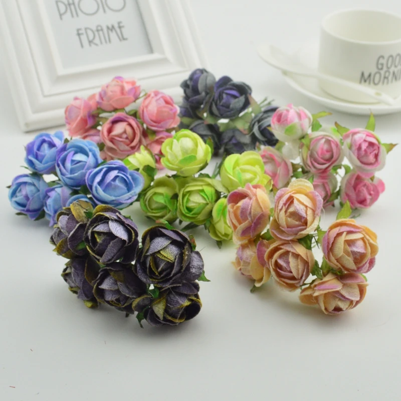 6pcs 3cm Handmade Silk Artificial Rose Bouquet Wedding Home Car Decoration DIY Wreath Gift Cut & Clip Craft Fake Flower
6pcs 3cm Handmade Silk Artificial Rose Bouquet Wedding Home Car Decoration DIY Wreath Gift Cut & Clip Craft Fake Flower