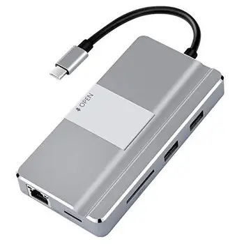 BEESCLOVER YC217 Type-C Hub 8 Port Adapter HDMI HD Low Temperature USB Mobile Phone Computer Accessories for Huawei Samsung LG
BEESCLOVER YC217 Type-C Hub 8 Port Adapter HDMI HD Low Temperature USB Mobile Phone Computer Accessories for Huawei Samsung LG