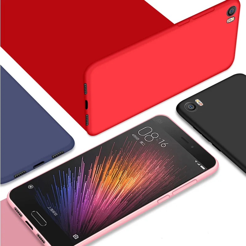 Мягкий ТПУ чехол для телефона Xiaomi MI 5 5S Plus ультратонкий защитный MI5 5SPlus