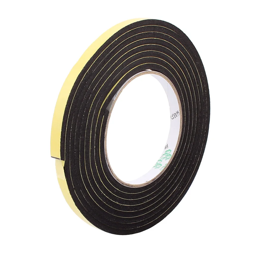 UXCELL 1.2CM Width 4MM Thick 3M Length Single Sided Sponge Tape Adhesive Sticker Foam Glue Strip Sealing Tape
UXCELL 1.2CM Width 4MM Thick 3M Length Single Sided Sponge Tape Adhesive Sticker Foam Glue Strip Sealing Tape