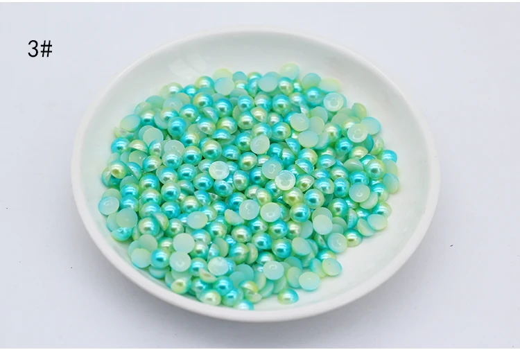 3/4/5/6/8mm Green Colorful Half Round Imitation Pearls Flatback Scrapbook Beads DIY For Garment/Phone Case/Nail Making 3#
3/4/5/6/8mm Green Colorful Half Round Imitation Pearls Flatback Scrapbook Beads DIY For Garment/Phone Case/Nail Making 3#