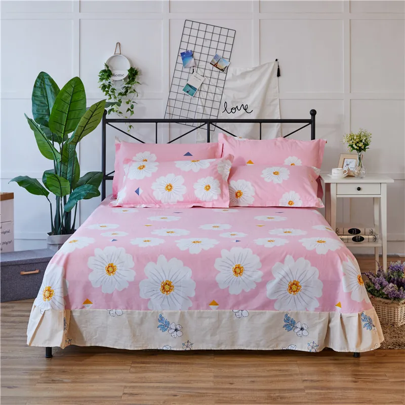 Red+White Print Pattern 3Pcs Flat Sheet 100% Cotton Soft Bed Sheet For Child Kids Adults Queen King Size Mattress Pillow Covers
Red+White Print Pattern 3Pcs Flat Sheet 100% Cotton Soft Bed Sheet For Child Kids Adults Queen King Size Mattress Pillow Covers