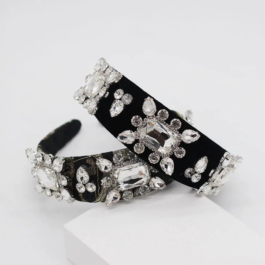 Baroque fashion temperament gorgeous square rhinestone flower geometric headband travel leisure street shoot catwalk headband952
Baroque fashion temperament gorgeous square rhinestone flower geometric headband travel leisure street shoot catwalk headband952