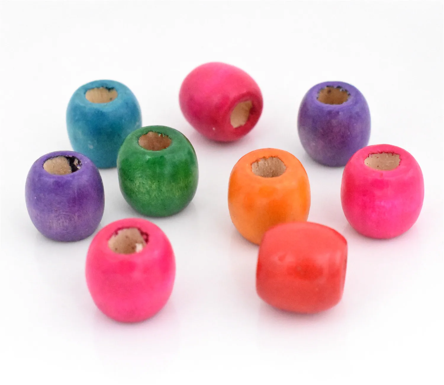 30pcs/lot 16x17mm Mixed Colors Large Hole Wooden Beads Making DIY Bracelet Necklace Loose Beads Jewelry Accessories
30pcs/lot 16x17mm Mixed Colors Large Hole Wooden Beads Making DIY Bracelet Necklace Loose Beads Jewelry Accessories
