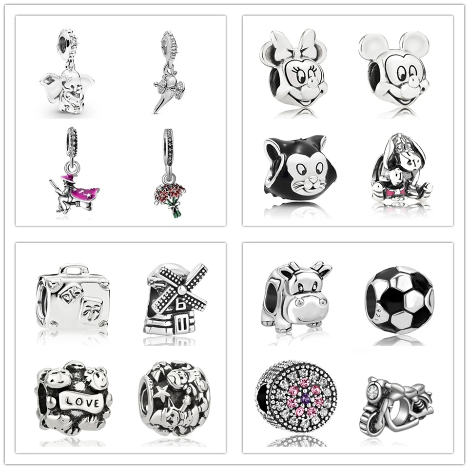 Vintage Punk Mickey Minnie Elephant Teapot Beads Charms Fit Pandora Bracelets & Bangles for Women New Fashion Jewelry DIY 2019
Vintage Punk Mickey Minnie Elephant Teapot Beads Charms Fit Pandora Bracelets & Bangles for Women New Fashion Jewelry DIY 2019