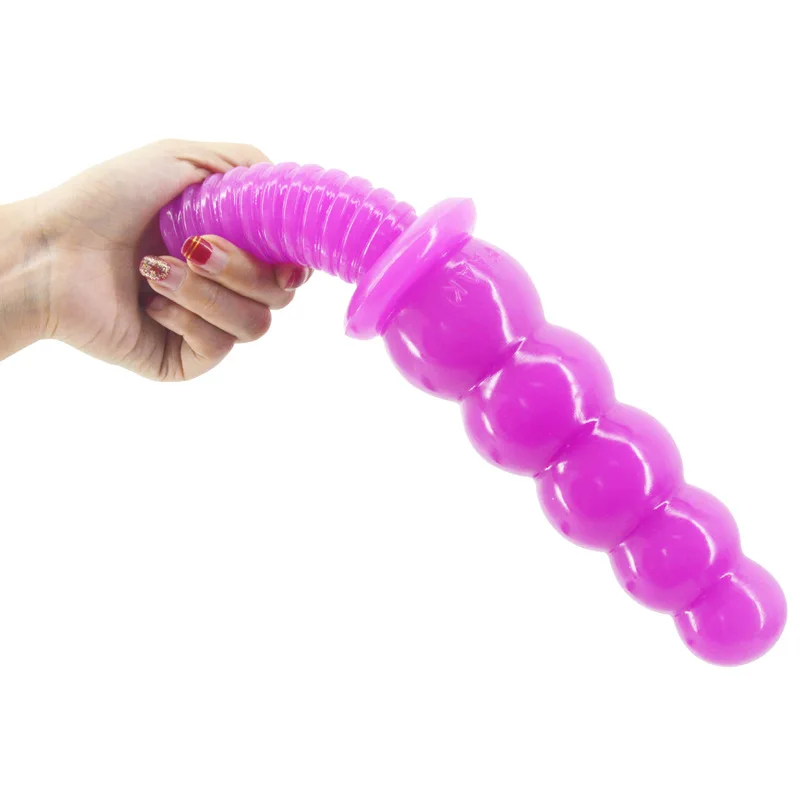 Anal Sex Toys Sexuales Anal Plugs Butt Plugs Huge Anal Dildo 30cm Long Butt Plug Beads with Handles Adult Toys 24