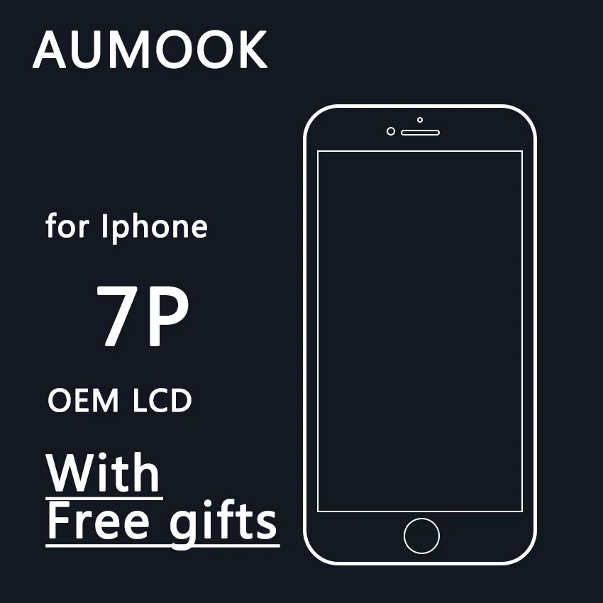 OEM Quality 100% Tested LCD Display for iphone 7 Plus LCD Scree With Complete Digitizer Assembly Replacement Free Shipping
OEM Quality 100% Tested LCD Display for iphone 7 Plus LCD Scree With Complete Digitizer Assembly Replacement Free Shipping