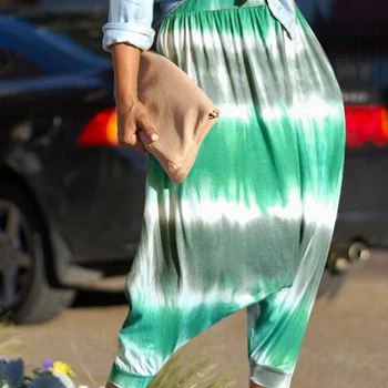 Plus Size Women Harem Pant Casual Tie Dye Wide Leg Loose High Trousers Harem Pants Trousers Female Soft Elastic Waist Capris
Plus Size Women Harem Pant Casual Tie Dye Wide Leg Loose High Trousers Harem Pants Trousers Female Soft Elastic Waist Capris