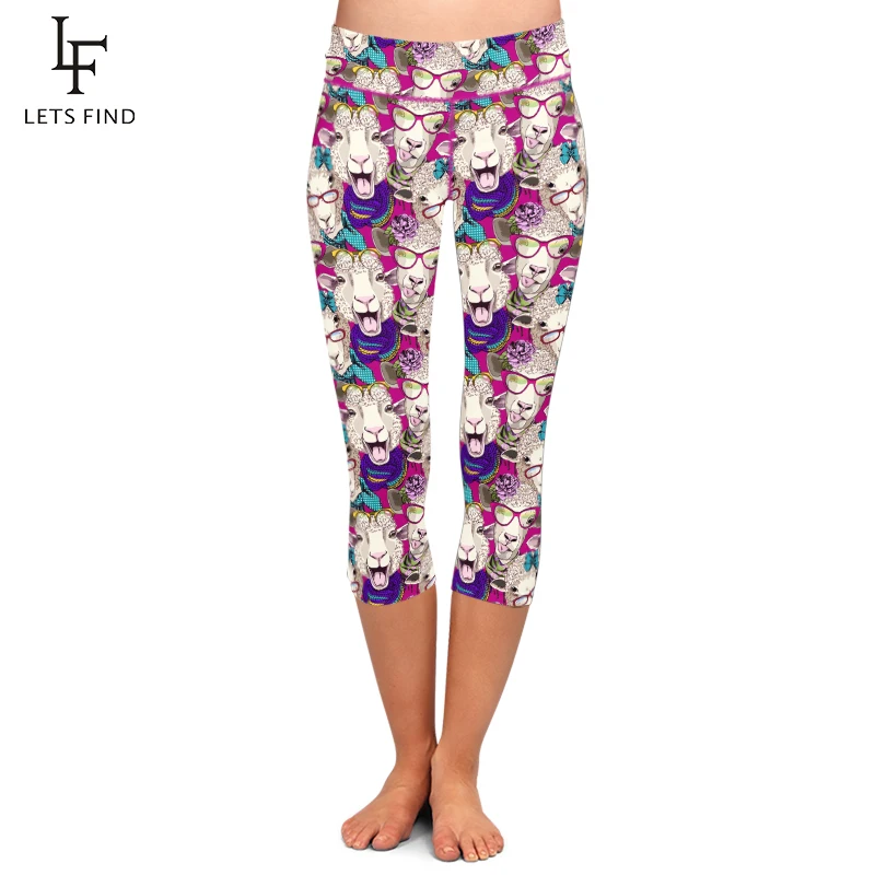 LETSFIND Hot Sell Women High Waist Capri Leggings Cute Alpaca Digital Print Pants Trousers Stretch Pants Plus Size
LETSFIND Hot Sell Women High Waist Capri Leggings Cute Alpaca Digital Print Pants Trousers Stretch Pants Plus Size