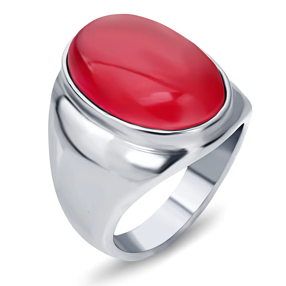 High Quality Red Stone Women Men Ring 316 Stainless Steel Exquisite Fashion Popular Jewelry Alondra Carved Cut rubies Ring
High Quality Red Stone Women Men Ring 316 Stainless Steel Exquisite Fashion Popular Jewelry Alondra Carved Cut rubies Ring