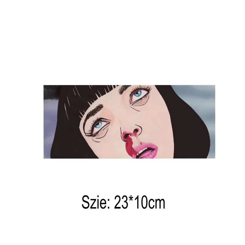 23x10cm Spoof girl Iron On Patches Stickers Washable Appliques A-level Heat Transfer For DIY T-shirt Accessory Clothing Jeans
23x10cm Spoof girl Iron On Patches Stickers Washable Appliques A-level Heat Transfer For DIY T-shirt Accessory Clothing Jeans