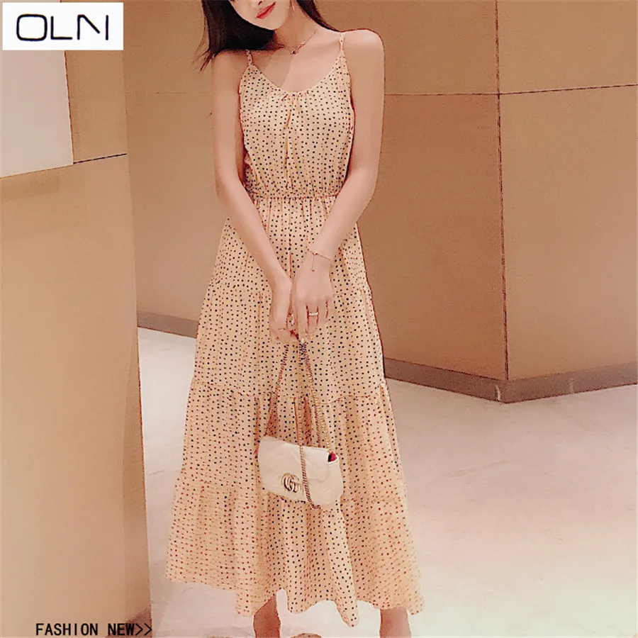 Vestidos Korean dress OLN New sexy fashion vacation casual strap dress female bottoming dress Vestidos S-2XL
Vestidos Korean dress OLN New sexy fashion vacation casual strap dress female bottoming dress Vestidos S-2XL