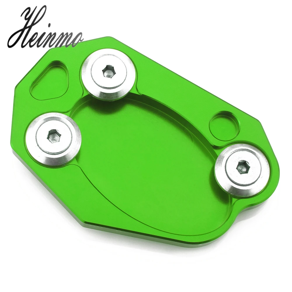 For Kawasaki Z800 Z1000 Z1000SX Ninja 400R 650650R 1000 ZX-6R10R ER4N4F ER6N6F Versys 650 Motorcycle Kickstand Enlarge Plate (9)