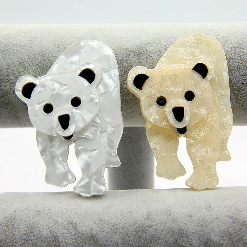 FishPeach Fashion Polar Bear Acrylic Brooch Large Resin Animal Brooches Pins for Women Ornament Brooch Gifts Jewelry Accessories
FishPeach Fashion Polar Bear Acrylic Brooch Large Resin Animal Brooches Pins for Women Ornament Brooch Gifts Jewelry Accessories