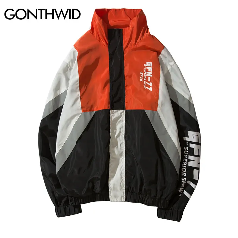 GONTHWID Vintage Color Block Jackets Men Printed Patchwork Windbreaker Jacket Coats 2019 Hip Hop Fashion Full Zip Streetwear
GONTHWID Vintage Color Block Jackets Men Printed Patchwork Windbreaker Jacket Coats 2019 Hip Hop Fashion Full Zip Streetwear