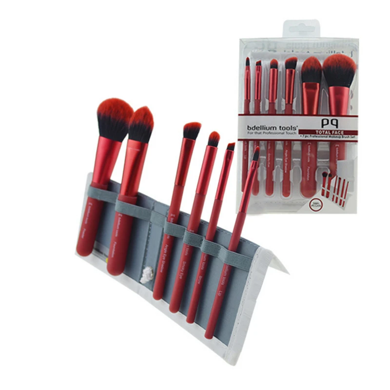 Makeup Brushes 6Pcs/Set Red Foundation Blush Brush Contour Brush Eye Shadow Blending Brush Kit with PU Bag Case Stand
Makeup Brushes 6Pcs/Set Red Foundation Blush Brush Contour Brush Eye Shadow Blending Brush Kit with PU Bag Case Stand