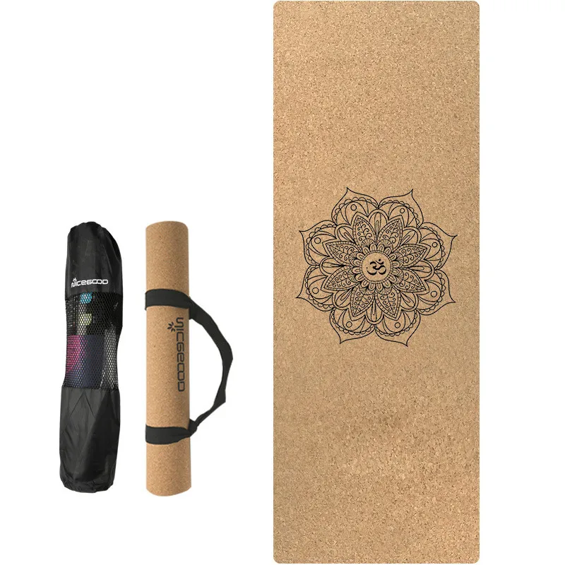 New Cork Natural Rubber Yoga Mat Eco-Friendly Non Slip Pilates Mat Tapis Yoga Gym Fitness Exercise Mats Gym Rug 183cm *61cm*3mm
New Cork Natural Rubber Yoga Mat Eco-Friendly Non Slip Pilates Mat Tapis Yoga Gym Fitness Exercise Mats Gym Rug 183cm *61cm*3mm